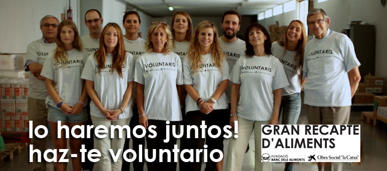 El CETT col·labora amb la Campanya 2012 "Feu-vos voluntaris" del Banc dels Aliments